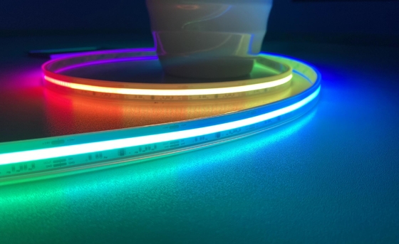 Dot-Free COB LED Pixel Strip Vivid Color Addressable Rgb Led Strip