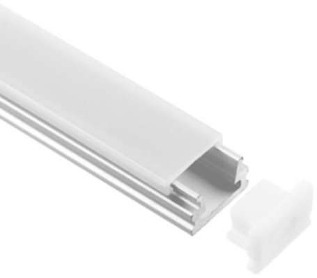 Flush Mount LED Light Aluminium Profile Double-Anodized 12x7.8mm