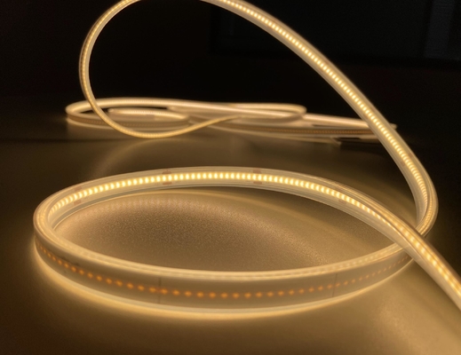 Flexible Waterproof COB LED Strip Light IP65 Silicon Extrusion 3000K