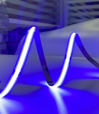 Blue Color Flexible LED COB Tape Light IP20 24V Standard Series