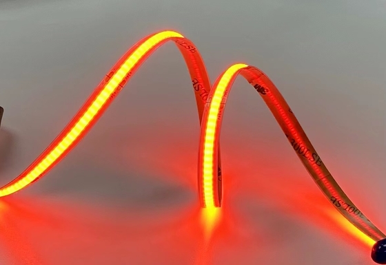 Golden Yellow Flexible COB Led Strip 1800K