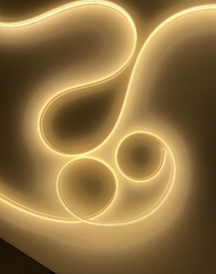 Dotless IP65 Flexible COB LED Strip Light Silicon Extrusion