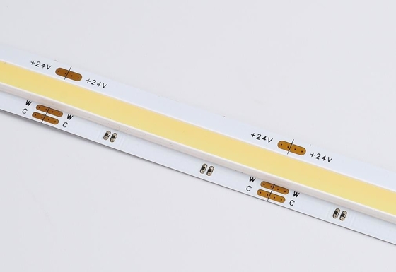Adjustable Cob Cct Led Strip Light Dynamic White 17.2w/M Double Line
