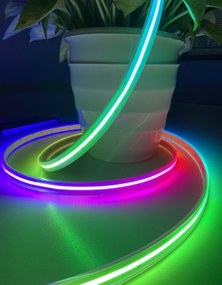 Flexible Pixel Cob Rgb Strip Light Silicon Sleeved IP65