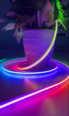 Flexible Pixel Cob Rgb Strip Light Silicon Sleeved IP65