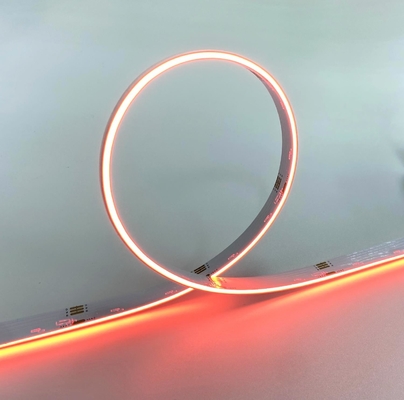 Side Emitting RGB LED COB Strip Light 10w 24V DC 378 Chips