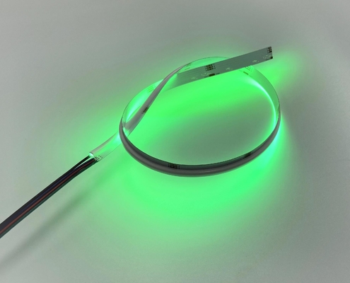 Side Emitting RGB LED COB Strip Light 10w 24V DC 378 Chips