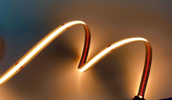 10w Flexible High CRI COB Strip 512 Chips With 140 Degree Beam Angle