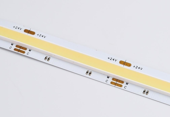 24V Doul Color COB LED Strip Light 14w 2700K Energy Saving